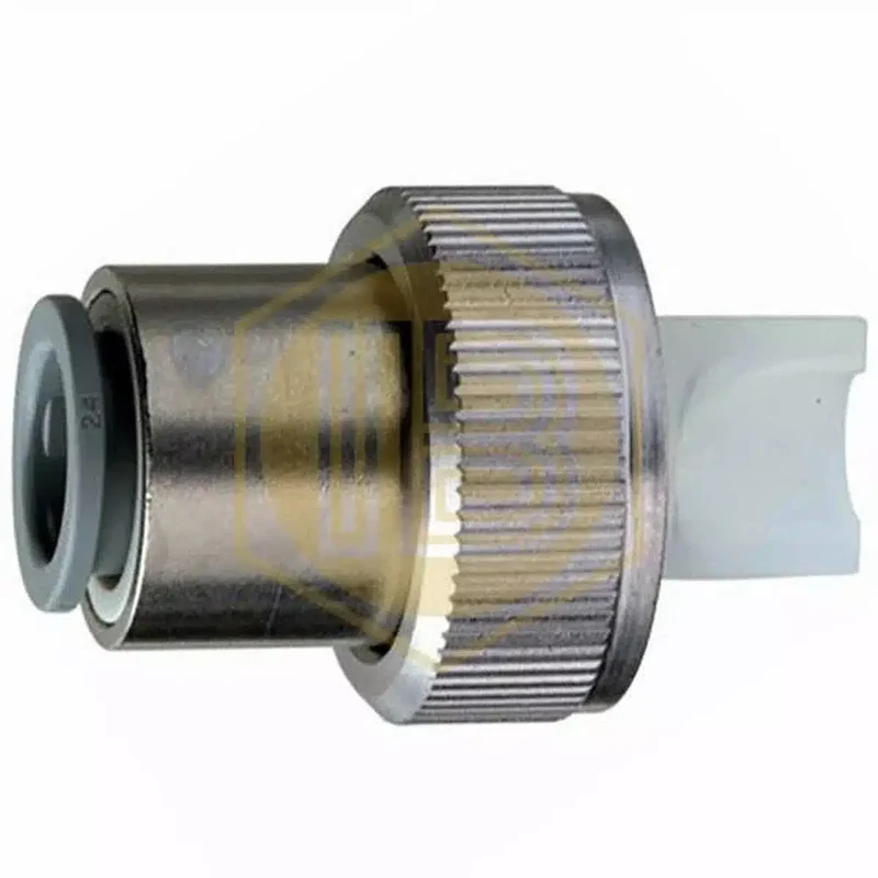 Adaptador de cabezal metálico para gas con anti retorno 3/8 x Rosca latón BSP