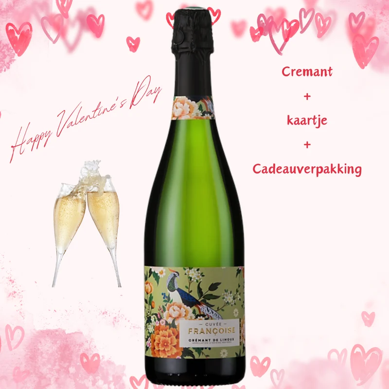 Valentijnwijn Cremant de Limoux Cuvée Francoise
