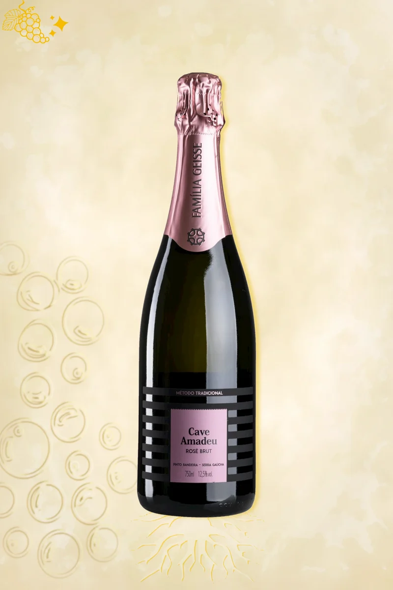 Cave Geisse - Amadeu Brut Rosé (NV)