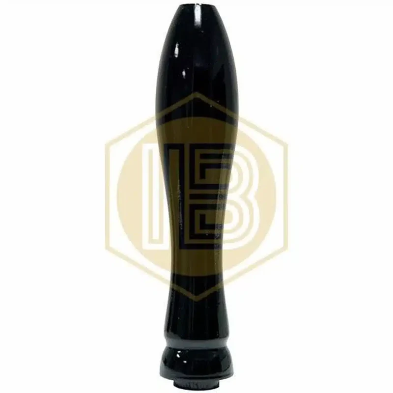Pomo de madera negro para columna inglesa