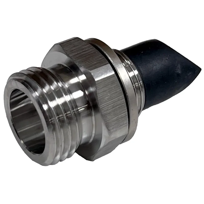 Adaptador metálico con antirretorno para cabezal KeyKeg DSI