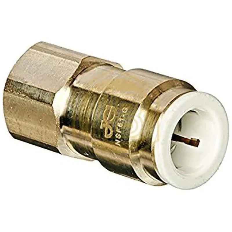 Adaptador metálico de cabezal 3/8 x 1/4 Rosca latón FFL