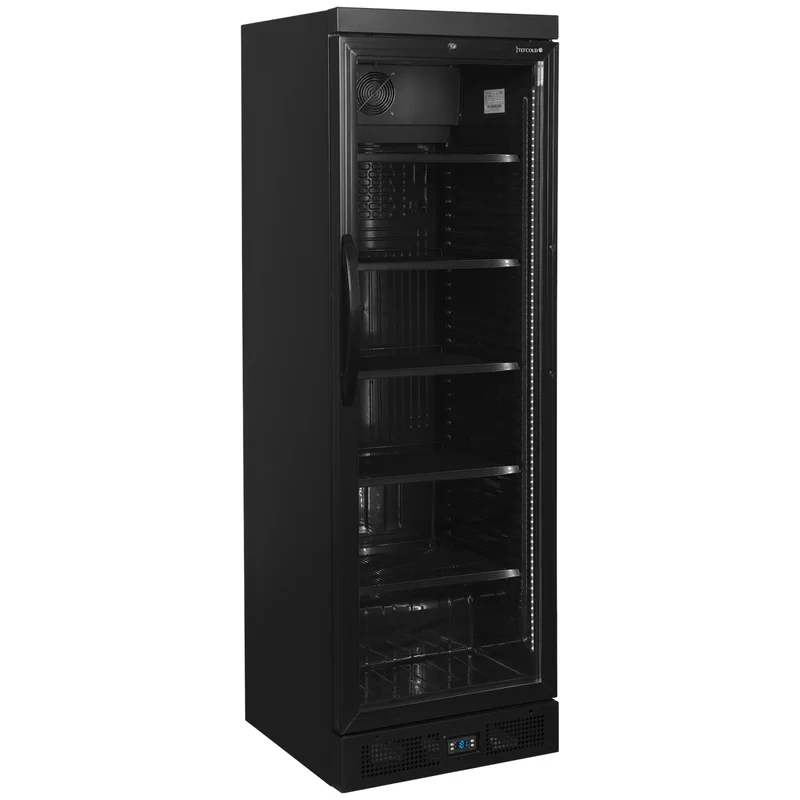 TEFCOLD CEV435 BLACK | Enfriador de botellas negro profesional