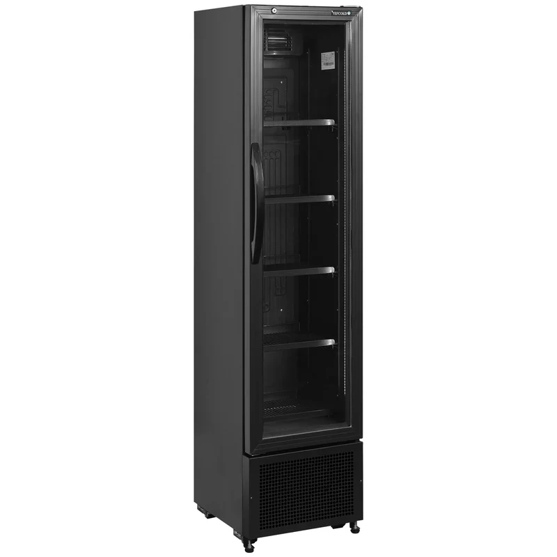 TEFCOLD FS176H Black | Enfriador de botellas negro Slim