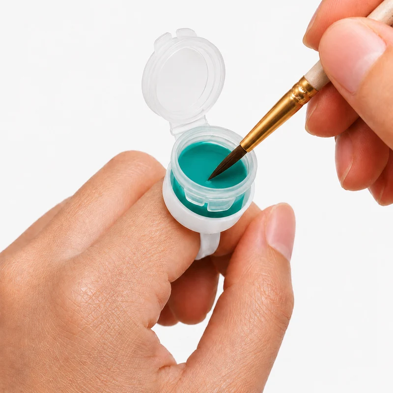 Paint Pot Ring Holder